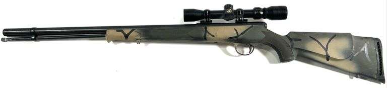 BPI-Connecticut Valley Arms Stag Horn Magnum .45 Cal 1:28 Twist Black Powder Rifle + Redhead 1.5–4.5