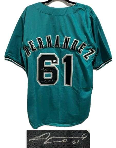 Livan Hernandez Signed Miami Jersey