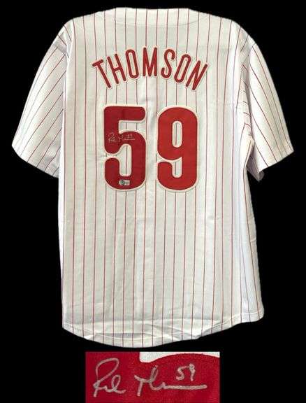 Rob Thomson Autographed Phillies Jersey