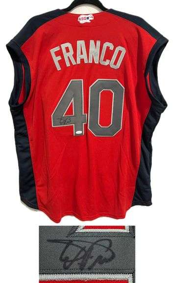 Wander Franco Autographed 2019 All-Star Futures Game Jersey