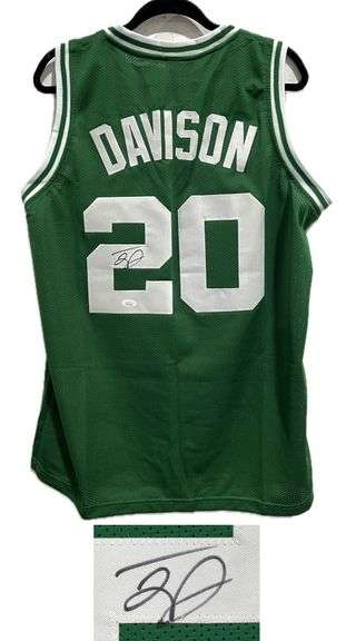 JD Davison Autographed Boston Jersey