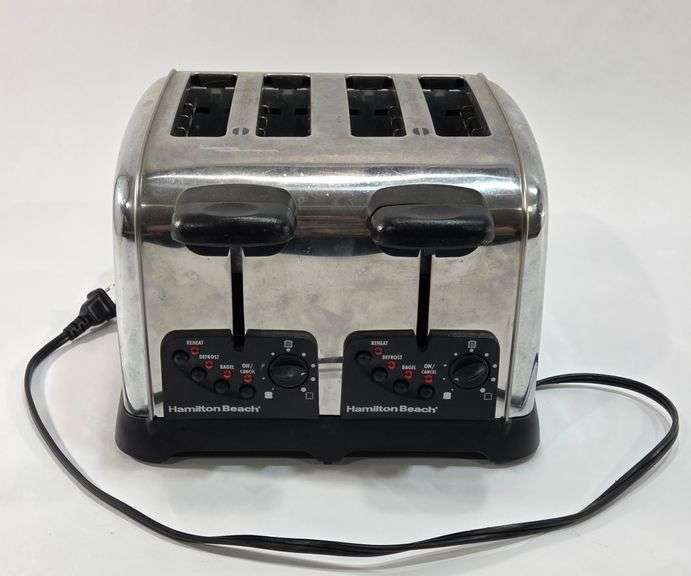Hamilton Beach 4-Slice Toaster - Black And Gold Auctions