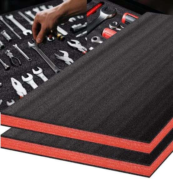 2 Pack New Extra Large Customizable Tool Box Foam Tool Organizer - 45 ...