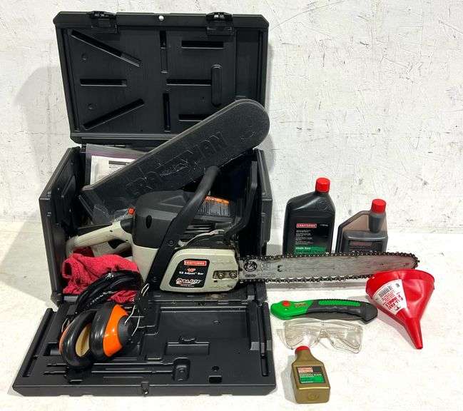 Craftsman 16” ES Adjust Bar Pull Lite Extreme Chainsaw w/ Oil & More ...