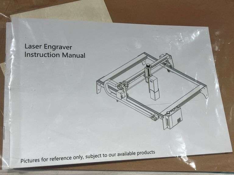 New X Axis Laser Engraving Machine: Works on Leather, Glass, Jewelry & More