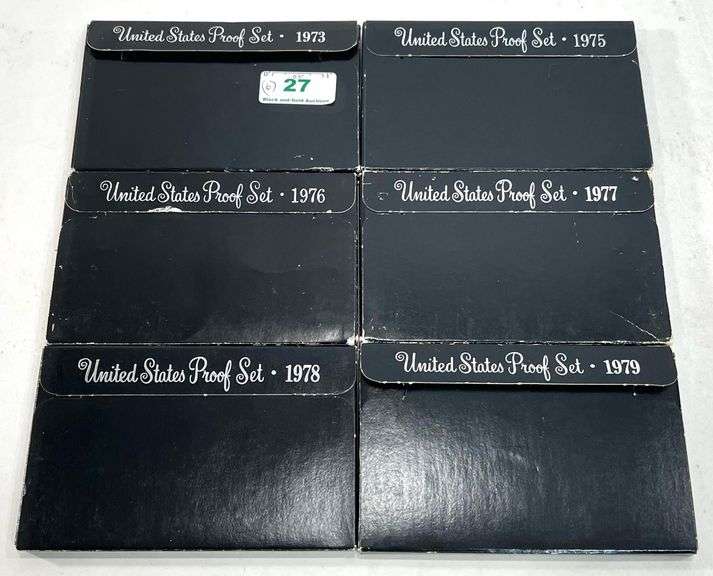 1973, 75, 76, 77, 78, 79 U.S. Proof Sets in OGP