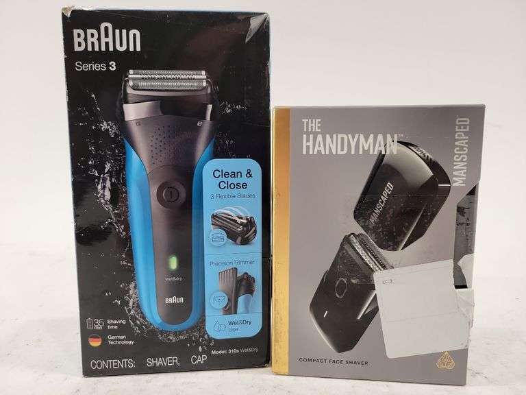 (2) New Electronic Razors/Shavers - Black And Gold Auctions