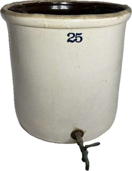 25 Gallon Beige Stoneware Water Cooler-Dispenser