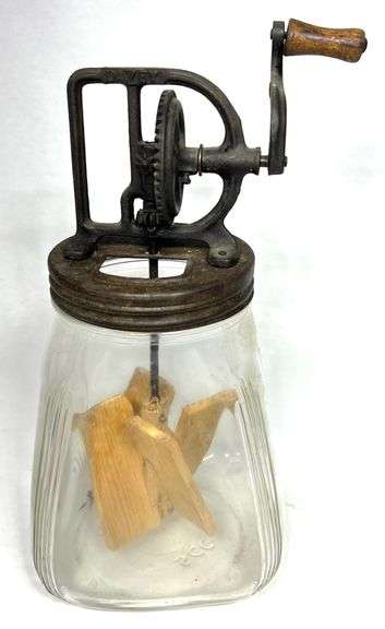 Dazey Churn on 4 Qt. Glass Base