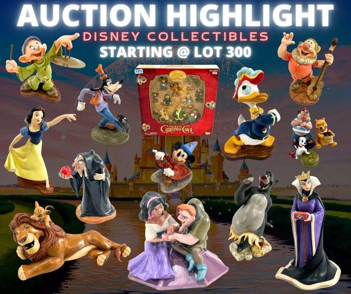 Auction Highlight Disney Collectibles! Black And Gold Auctions