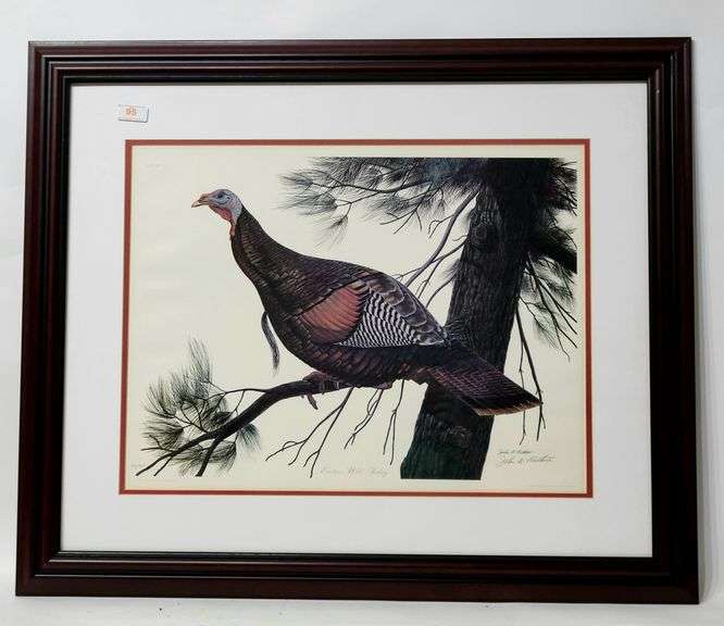John A. Ruthven "Eastern Wild Turkey" Signed, Numbered, Limited Edition Print