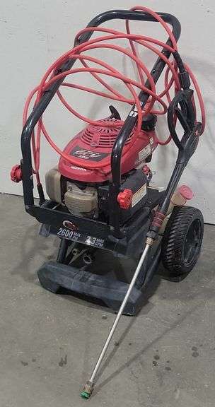 Troy-Bilt 2600 PSI Gas Pressure Washer, Powered By A Honda GCV 160 W/Wand & Hose
