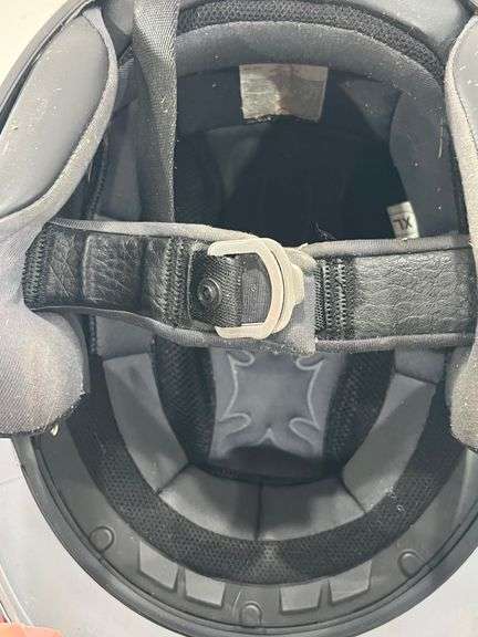 HJC Black XL Motorcycle Helmet