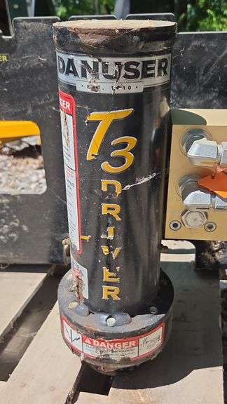Danuser T3 Driver Skid Steer Post Pounder