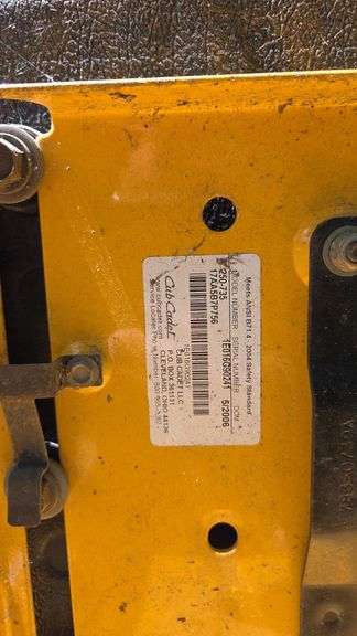 Cub Cadet 50" Deck Zero Turn Parts Only