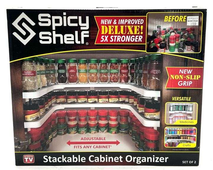 Spicy Shelf Stackable Cabinet Organizer