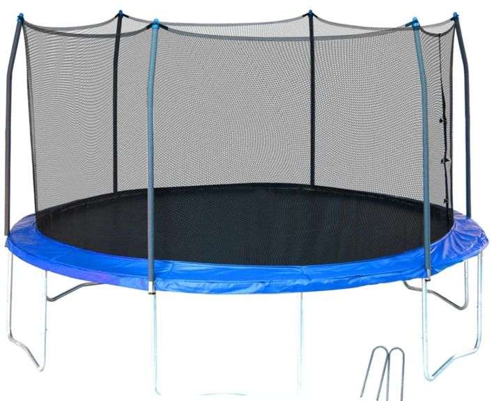 14' Sportspower Trampoline W/Enclosure