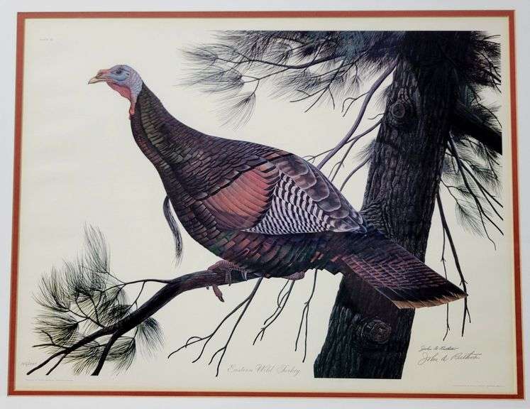 John A. Ruthven "Eastern Wild Turkey" Signed, Numbered, Limited Edition Print
