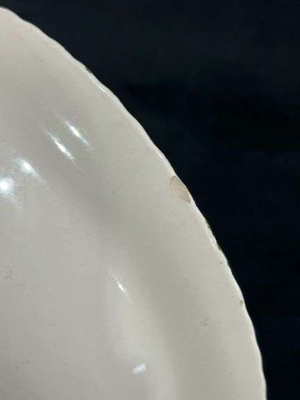 (2) Blue Ridge Pottery HandPainted Crab Apple Oval Platter & Bowl