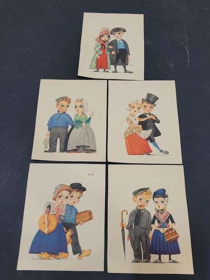(5) VTG 1960's Ship Menus "S.S. Rotterdam"