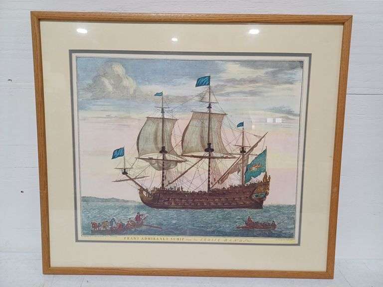Frans Admiraals Schip van Der Erste Rang German Art Print