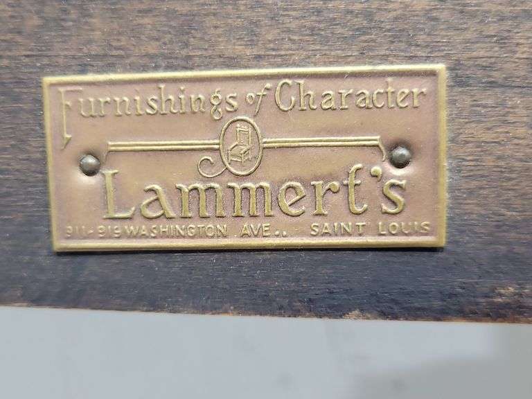VTG Lammert's Cherry Twin-Sized Sleigh Bed