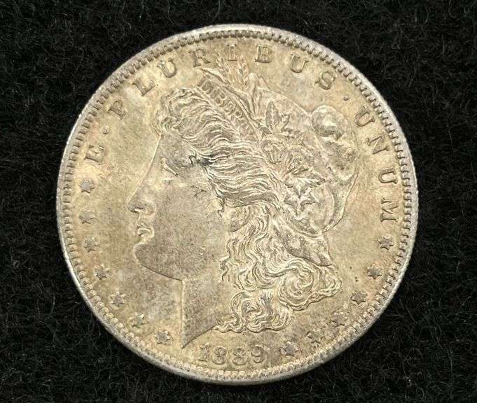 Scarce! 1889-S Morgan Dollar, Choice AU