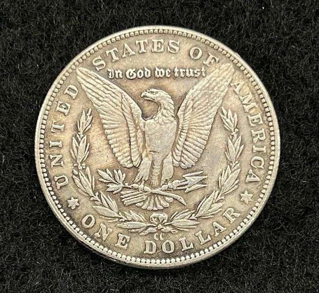 Scarce 1891-CC Morgan Dollar, VF