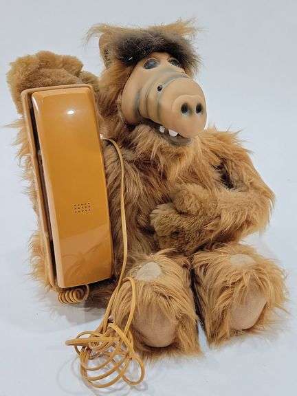 VTG 1980s Plush Alien ALF Wired Telephone