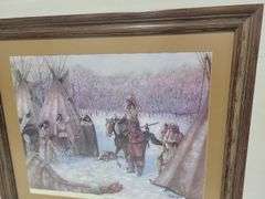 Framed "Mountain Offering" By T.L. Thompson Print