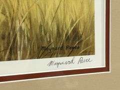 Maynard Reece "Wooded Seclusion-Turkey" Signed, Numbered, Limited Edition Print
