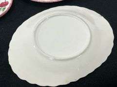 Blue Ridge Pottery HandPainted Crab Apple Dishes