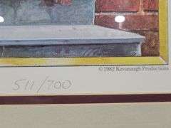 Framed & Signed "Bama Scores" By Ernie Eldredge Pront 511/700
