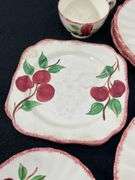 Blue Ridge Pottery HandPainted Crab Apple Dishes