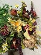 (4) Faux Potted Plants