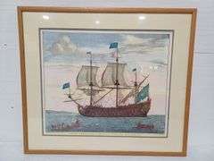 Frans Admiraals Schip van Der Erste Rang German Art Print