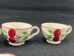 Blue Ridge Pottery HandPainted Crab Apple Dishes