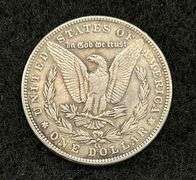 Scarce 1891-CC Morgan Dollar, VF
