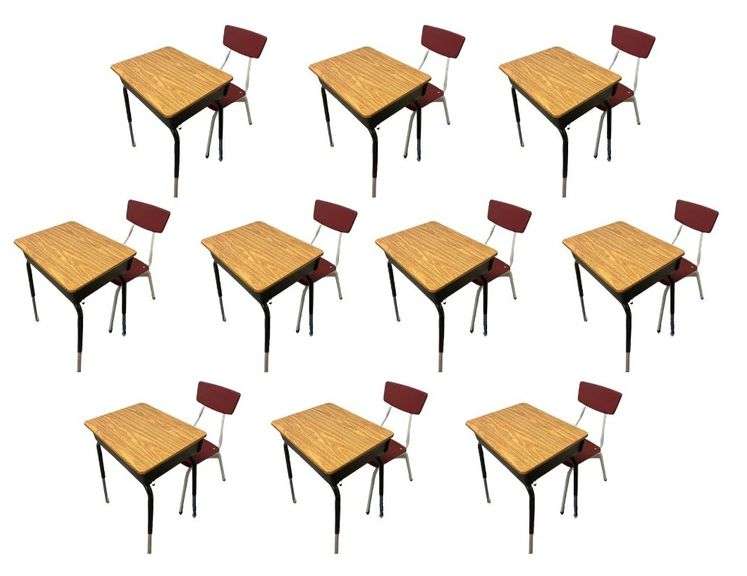(10) Desks & Chairs