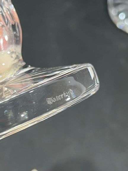 Waterford Crystal Set of 2 Candle Sticks 3.5"