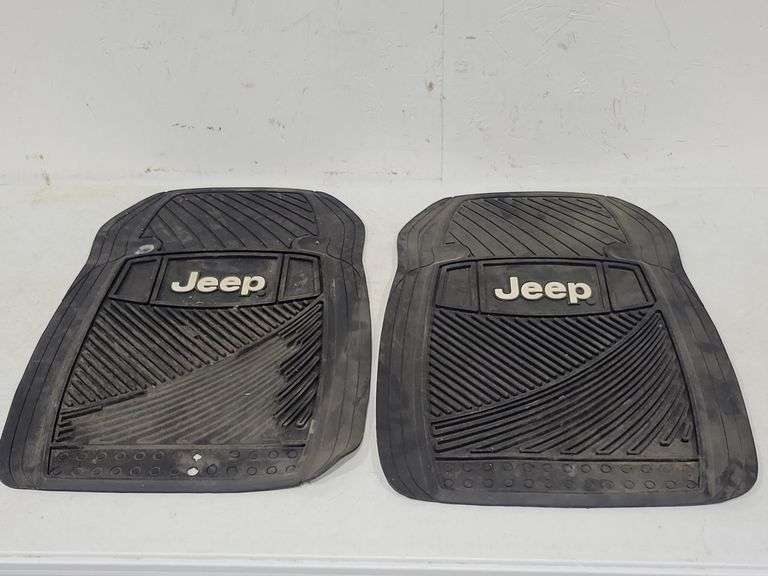 (2) JEEP Rubber Floor Mats