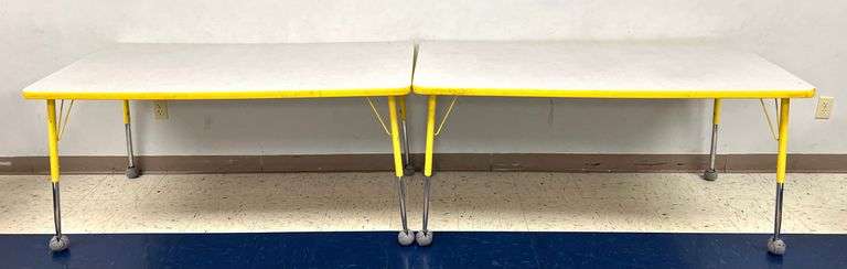 (2) Heavy Duty School Desks