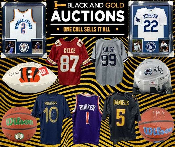 Multi-Sport Autographed Jerseys & More 