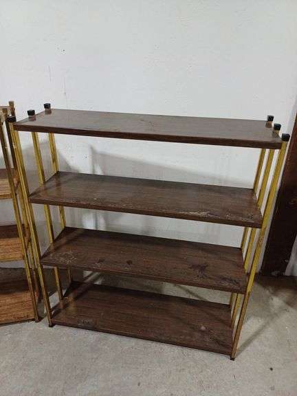 (2) Metal Bookshelves