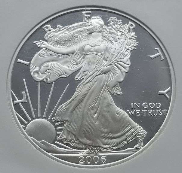 2006 W Proof American Silver Eagle, NGC PF 69 ULTRA CAMEO
