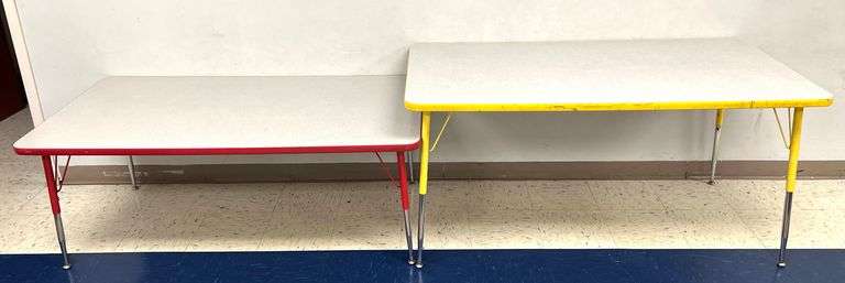 (2) Heavy Duty 60” School Tables