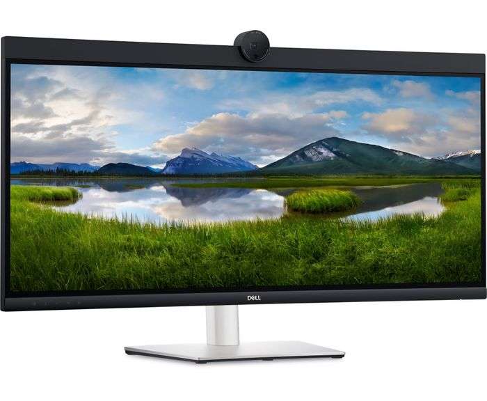 New Dell P3424WEB 34 Curved Video Conferencing Monitor