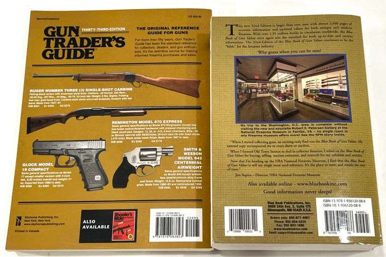 ThirtyThird Edition Gun Trader’s Guide & ThirtySecond Edition Blue