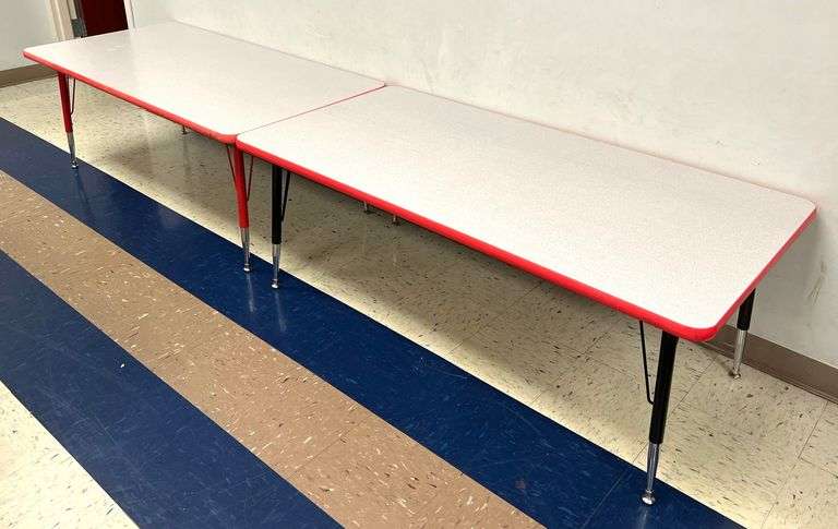 (2) Heavy Duty 60” School Tables