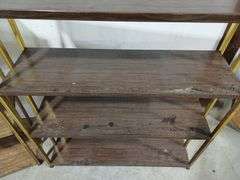 (2) Metal Bookshelves
